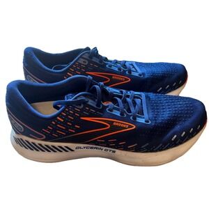 Brooks Glycerin GTS 20 11.5 M Excellent‎ Condition Blue Orange